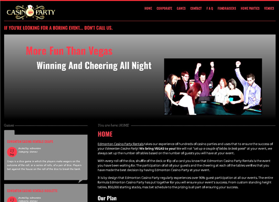 Edmonton Casino Party