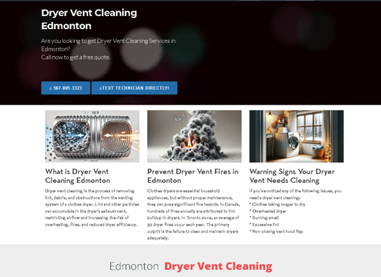 Edmonton Dryer Vent Cleaning